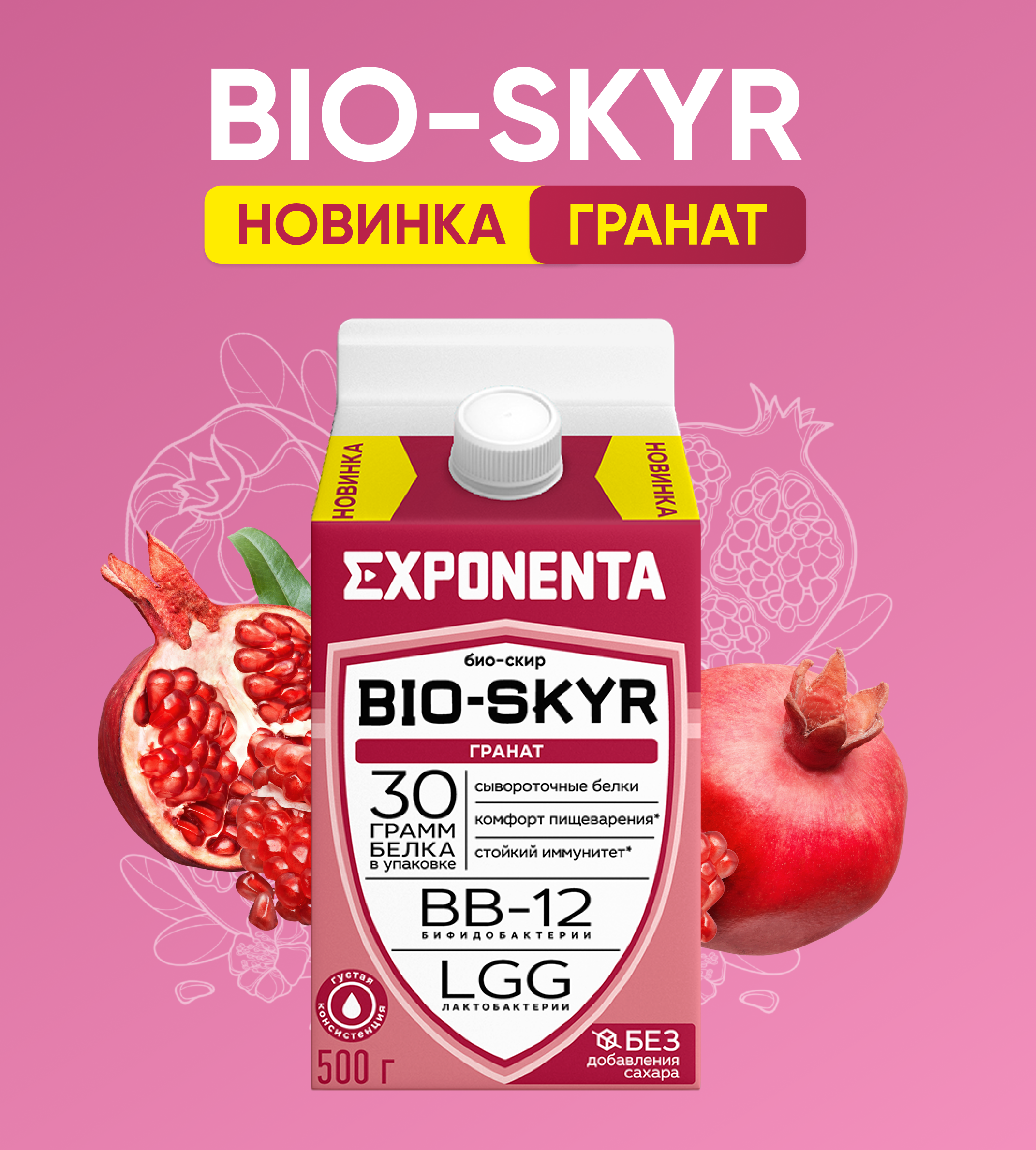 EXPONENTA BIO–SKYR гранат